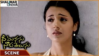 Nee Manasu Naaku Telusu Movie || Trisha Worry About Tarun Missed The Train || Tarun ||Shalimarcinema