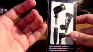 Olympus ME-52W Noise Canceling Microphone UNBOXING \u0026 DEMO