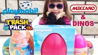 [JOUET] Playmobil , Trash Pack , Meccano , Dino Park , Animal Planet - Surprise Eggs Toys