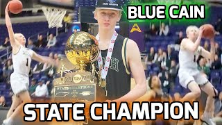 Freshman Blue Cain Goes Head To Head With 5 STAR PG! Shows Off BOUNCE \u0026 Helps Squad Win STATE SHIP 🏆