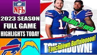 Chargers vs Bills HIGHLIGHS TODAY [WEEK 16] December 23,2023 | NFL HighLights TODAY 2023
