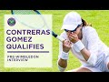 Qualification Tears for Contreras Gomez | Wimbledon 2022