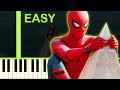 WASHINGTON MONUMENT SCENE | Spider-Man Homecoming OST - EASY Piano Tutorial