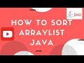 How to Sort an ArrayList Collections Sort