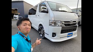 【新車】ハイエースバン/ダークプライムⅡガソリン２WD/シンプルナビパッケージ/両側パワスラ【全国納車可能