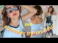 *HUGE* Summer try-on haul!! 🐯💐🌊(ft. Princess Polly)