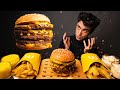 ASMR Eating EXTRA CHEESE BURGER & FRIES, MCDONALDS CHALLENGE, QUARTER POUNDER 소고기 버거 먹방 McBang ASMR