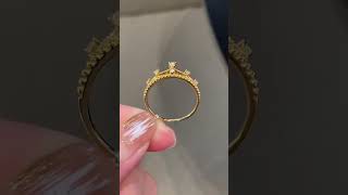 熙珠寶 潮流皇冠女王鑽戒💍