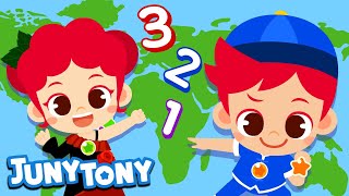 Counting to 10 in Five Languages | Counting Songs for Kids | Kids Song | Nursery