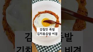 감칠맛 폭발 ‼️된장마요 김치볶음밥 #톡톡언니 #김치볶음밥