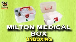 Milton Medical Box Plastic Multi-purpose Storage Unboxing.