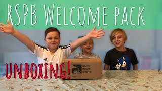 RSPB Welcome Pack unboxing