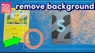 how to remove background of inserted video - inShot editor chroma tool