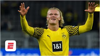 Is Erling Haaland better as the lone striker at Borussia Dortmund? | ESPN FC