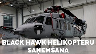 Nacionālie bruņotie spēki saņem pirmos divus jaunos helikopterus “Black Hawk”