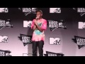 Tyler the Creator backstage at the 2011 MTV Video Music Awards