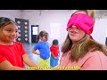 Mom Tries to Find Her Daughter Blindfolded! emotional