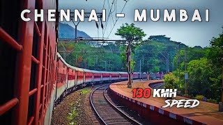 12164 Chennai-LTT Express Journey || 130 kmh Action || Bhor Ghats Views