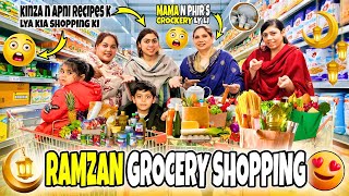 Kinza Ne Ki Apni Recipe's K Liye Grocery Shopping🛒| Mama Ne Phir Se Crockery Shopping Ker Li😲