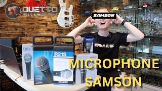 MICROPHONE SAMSON SERIES R21 R21S Q4 Q6 Q7 Q8X