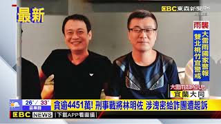 貪逾4451萬！ 刑事戰將林明佐 涉洩密給詐團遭起訴@newsebc