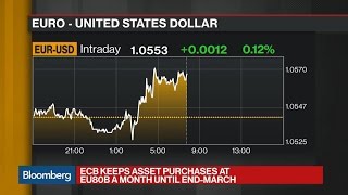 ECB Holds Rates Steady, QE Program Unchanged