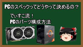 初心者でもできる！自作PCパーツ構成の考え方と方法解説します！[自作パソコン]