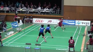 2019年IH バドミントン 女子 ダブルス 決勝 大竹望月・髙橋美優 （青森山田 青森）vs 内山智尋・廣上瑠依 （ふたば未来学園 福島）