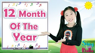 12 Months of the Year with lyrics and Actions - Preschool Learning Song -  Sing and Dance Along