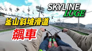 釜山Skyline Luge滑車大冒險｜刺激滑道+絕美景色！全家必玩活動