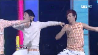 B.A.P [대박사건(CRASH)] @SBS Inkigayo 인기가요 20120902