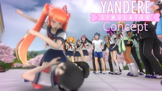 Driving Hanako and Osana To Fight Yandere Simulator Demo Concept