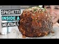 SPAGHETTI INSIDE A MEATBALL RECIPE SPAGHETTI INSIDE A MEATBALL RECIPE