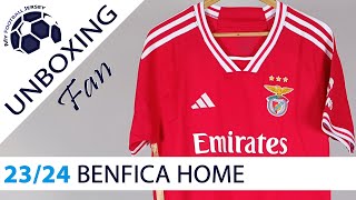 Benfica Home Jersey 23/24 Joao Mario (JJSport) Fan Version Unboxing Review