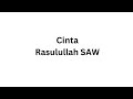 CINTA RASULULLAH