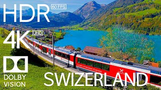 VERDANT SWIZERLAND VIEW (4K UHD) - Beautiful Relaxing Music Along With Beautiful Nature Videos