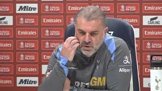 FULL PRESS CONFERENCE (Including Both Embargoed Sections): Ange Postecoglou: Tamworth v Tottenham