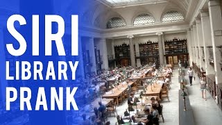 SIRI LIBRARY PRANK