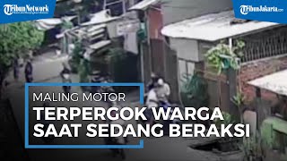 Tepergok Sedang Maling Motor, Dua Pemuda Babak Belur Diamuk Warga di Warakas