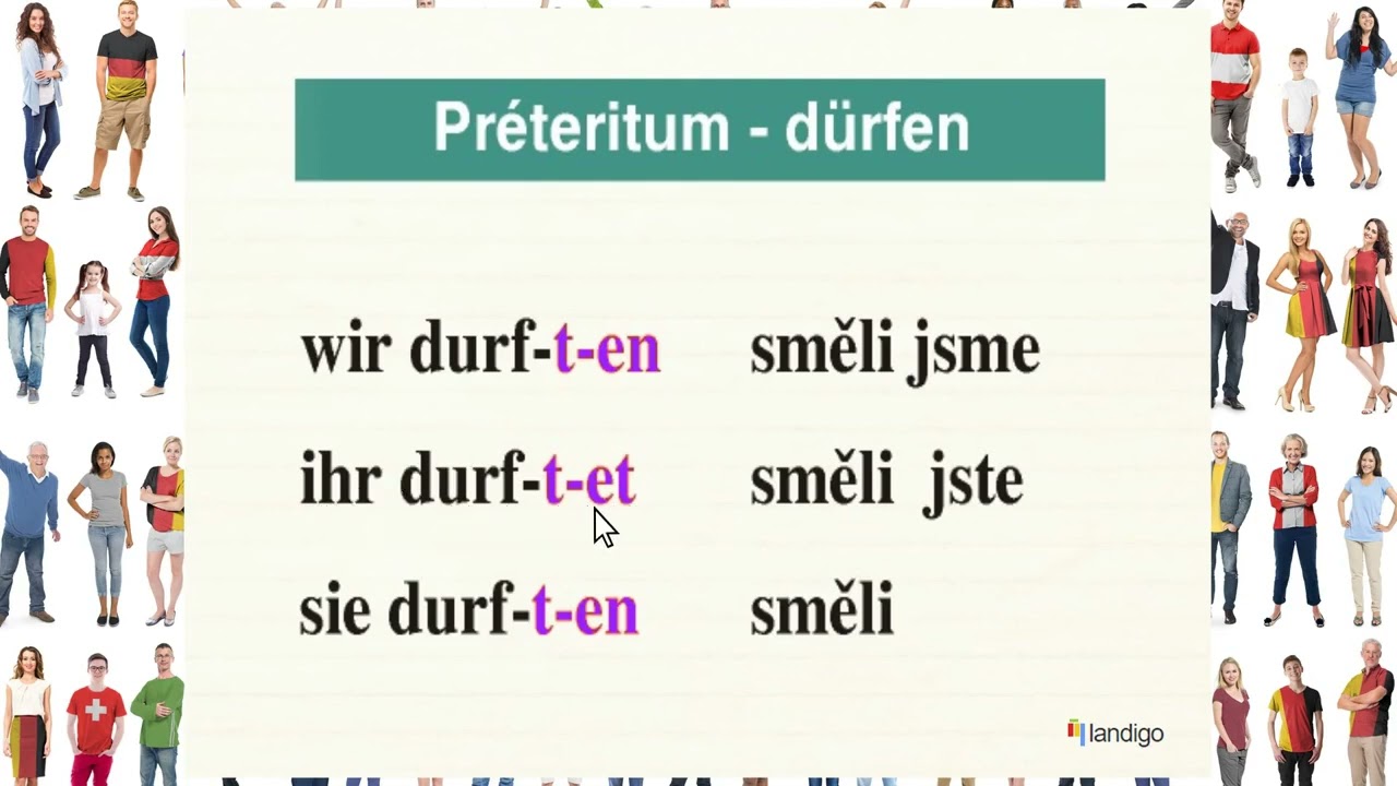 Préteritum (= Jednoduchý Minulý čas) Způsobových Sloves: Němčina Pro ...