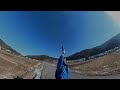 雪山登山でバレットタイム（飛騨位山） insta360