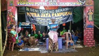 lawak SI MAYANG dalam topeng PUTRA JAYA SAMPURNA (PJS) lokasi pagadungan bekasi.