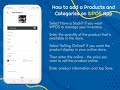 how to add a products and categories on wpos app