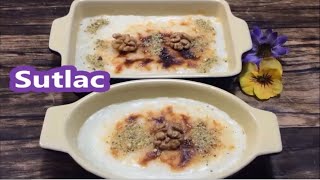 Homemade Sutlac |Turkish rice pudding | sutlach