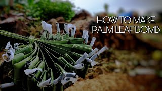 how to make palm leaf bomb| Diwali cracker|simple Diwali cracker|