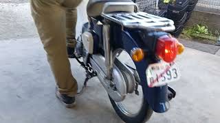 ヤフオク SUER CUB 50 走行動画 AA09 スーパーカブ50 01973km