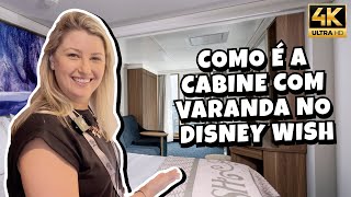 COMO É A CABINE COM VARANDA NO NAVIO DISNEY WISH