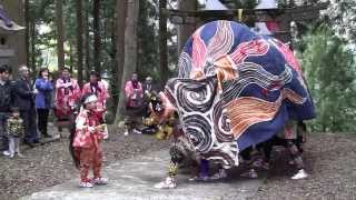 上畠獅子方若連中２-富山県南砺市利賀村/Toyama Japan