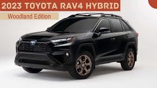 2023 Toyota RAV4 Hybrid Woodland Edition Goes Black and Gold