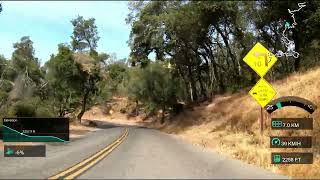 Mt Diablo in the Fall.... another descending footage from the Summit to Southgate.